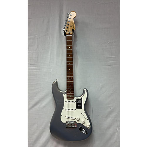 Fender Player Stratocaster Solid Body Electric Guitar Silver Sparkle