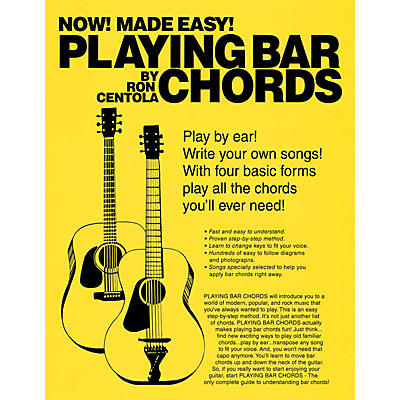 Hal Leonard Playing Bar Chords Book Series Softcover Written by Ron Centola
