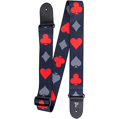 Perri's Playing Cards French Suit Polyester Guitar Strap