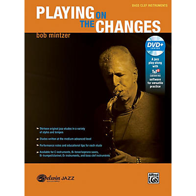 BELWIN Playing on the Changes Bass Clef Instruments Book & DVD