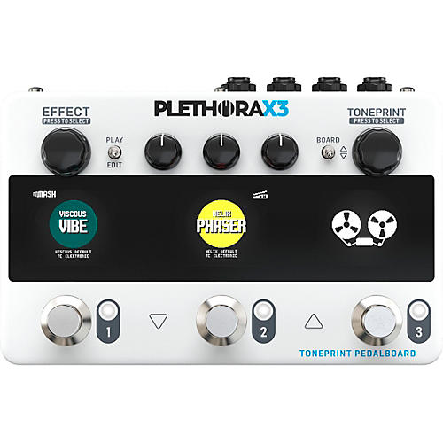 TC Electronic Plethora X3 TonePrint Multi-FX Pedal White