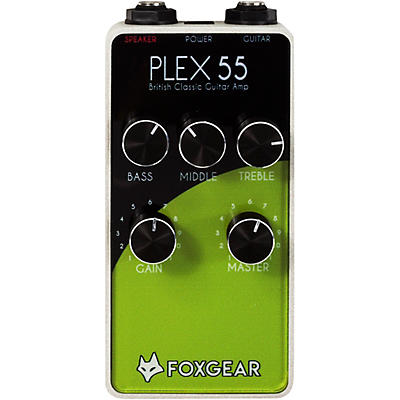 FoxGear Plex 55 Classic Britihs Tone Effects Pedal