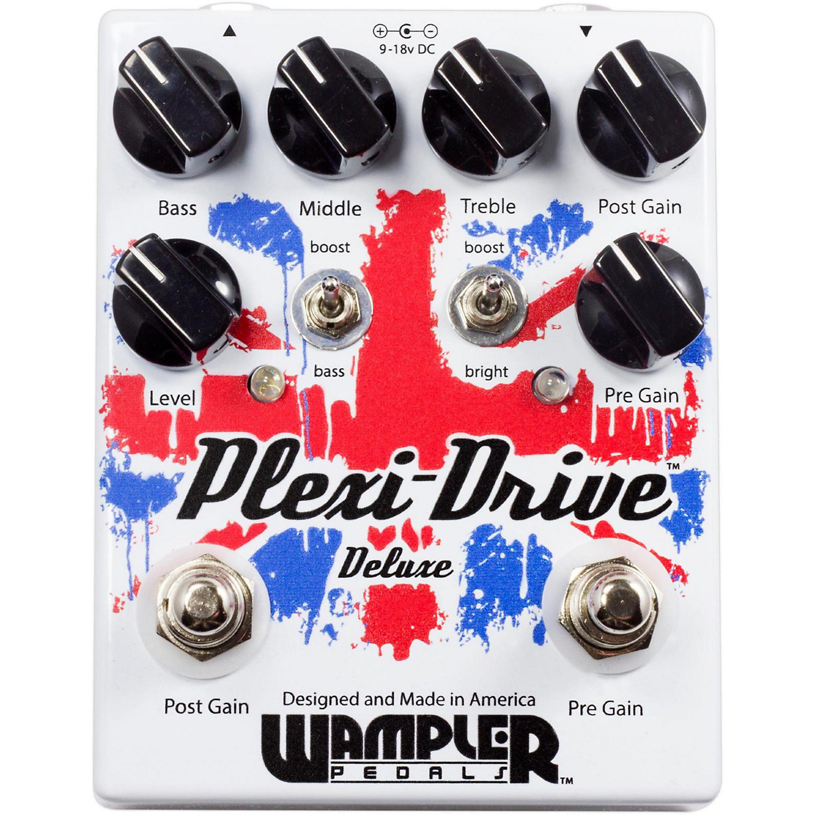 Wampler PlexiDrive Deluxe British Overdrive Guitar Effects Pedal Musician
