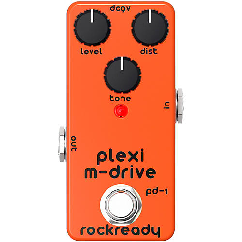 rockready Plexi M-drive Mini Guitar Effect Pedal Mandarin Orange