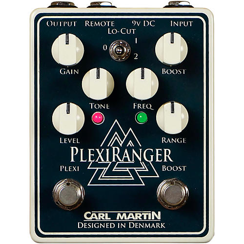 Carl Martin PlexiRanger Overdrive Effects Pedal Condition 1 - Mint Green and Cream