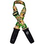 Lock-It Straps Plush Poly Swirl Guitar Strap Green