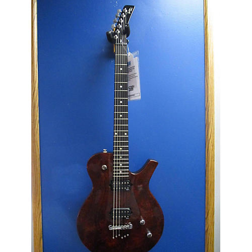 Parker Guitars Pm-20 Hornett Burl Solid Body Electric Guitar Brown