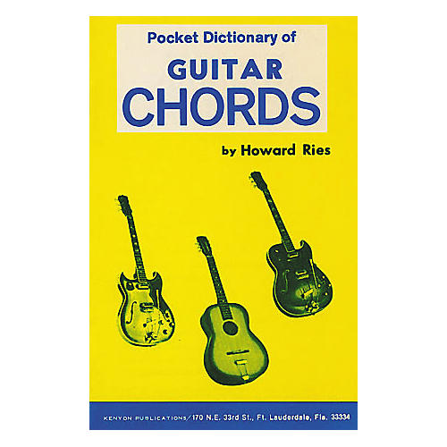 Pocket Dictionary of Guitar Chords Book