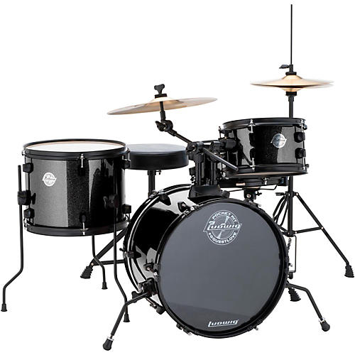 Ludwig Pocket Kit Black Sparkle