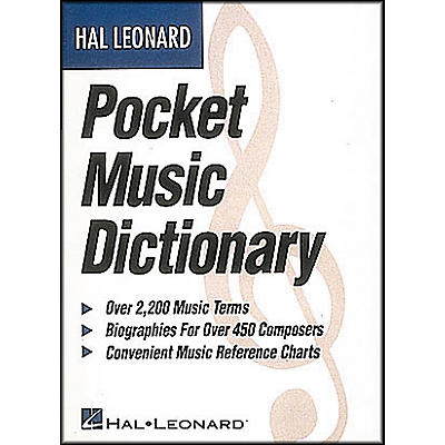 Hal Leonard Pocket Music Dictionary Book