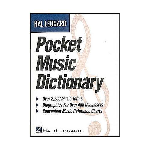 Hal Leonard Pocket Music Dictionary Book