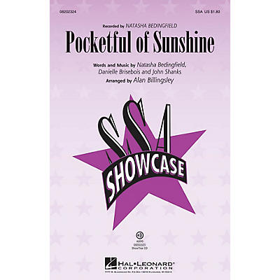 Hal Leonard Pocketful of Sunshine SSA by Natasha Bedingfield arranged by Alan Billingsley