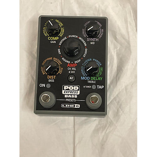 Line 6 Pod Express Bass Bass Effect Pedal Musician's Friend