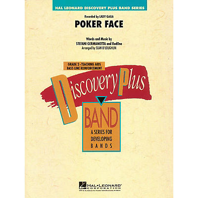 Hal Leonard Poker Face - Discovery Plus Band Level 2 arranged by Sean O'Loughlin
