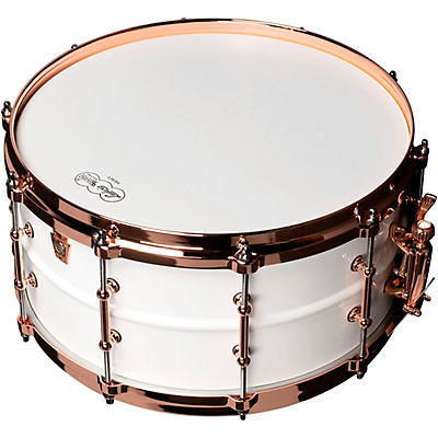 Ludwig Polar-Phonic Brass Snare Drum With Copper Hardware