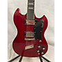 Used Guild Polara Deluxe Solid Body Electric Guitar Red