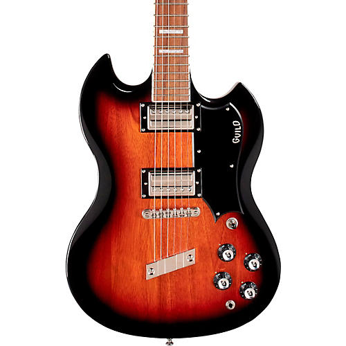 Guild Polara Deluxe Solidbody Electric Guitar Vintage Sunburst