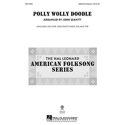 Hal Leonard Polly Wolly Doodle 3-Part Mixed arranged by John Leavitt