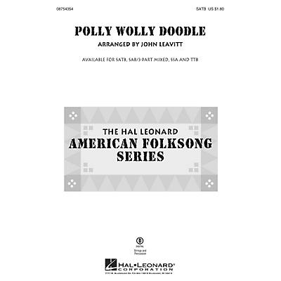 Hal Leonard Polly Wolly Doodle SSA Arranged by John Leavitt