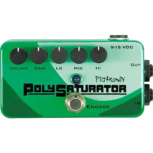 Pigtronix PolySaturator Distortion Guitar Effects Pedal 