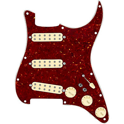 920d Custom Polyphonic Loaded Pickguard for Strat With Aged White Pickups and Knobs and S7W-2T Wiring Harness