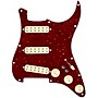 920d Custom Polyphonic Loaded Pickguard for Strat With Aged White Pickups and Knobs and S7W-2T Wiring Harness Tortoise