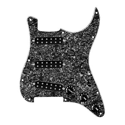 920d Custom Polyphonic Loaded Pickguard for Strat With Black Pickups and Knobs and S7W-2T Wiring Harness