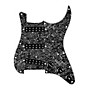 920d Custom Polyphonic Loaded Pickguard for Strat With Black Pickups and Knobs and S7W-2T Wiring Harness Black Pearl