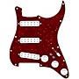 920d Custom Polyphonic Loaded Pickguard for Strat With White Pickups and Knobs and S7W-2T Wiring Harness Tortoise