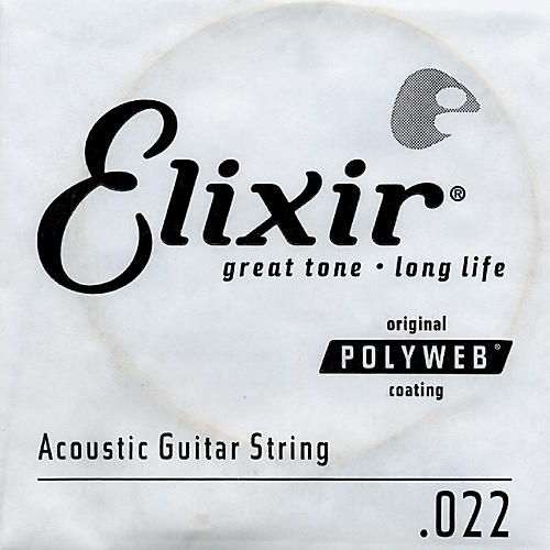 Polyweb .022 Acoustic Guitar String 4-Pack Singles