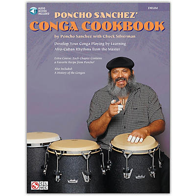 Hal Leonard Poncho Sanchez' Conga CookBook/Online Audio (Percussion / Conga Drums / Congas) Book/Online Audio
