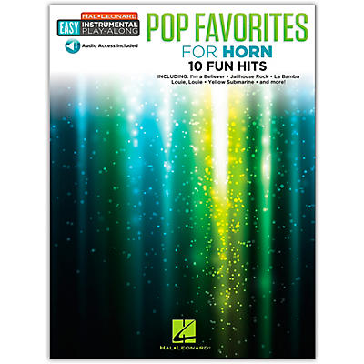 Hal Leonard Pop Favorites for Horn Easy Instrumental Play-Along Book/Audio Online