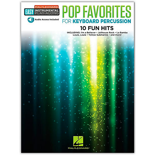 Pop Favorites for Keyboard Percussion Easy Instrumental Play-Along Book/Audio Online