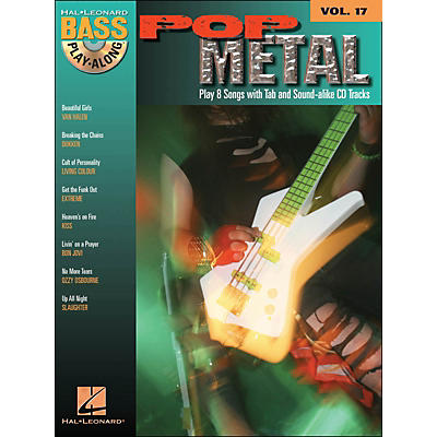 Hal Leonard Pop Metal Bass Play-Along Volume 17 Book/CD