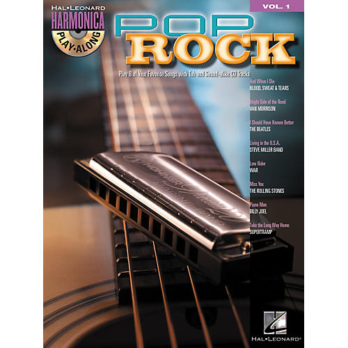 Hal Leonard Pop Rock - Harmonica Play-Along Series, Volume 1 (Book/CD)