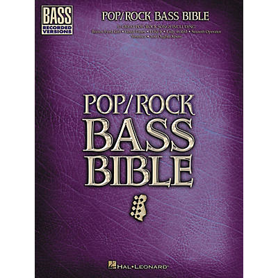 Hal Leonard Pop/Rock Bible Bass Guitar Tab Songbook