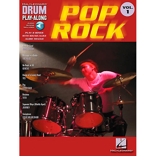 Pop Rock Drum Play-Along Volume 1 Book with CD