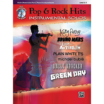 Alfred Pop & Rock Hits Instrumental Solos Violin Book & CD