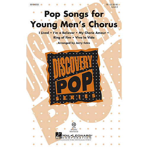 Hal Leonard Pop Songs for Young Men's Chorus (Discovery Level 2) TB arranged by Jerry Estes