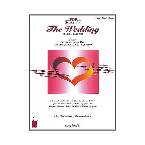 Pop Songs for the Wedding - Revised Edition Piano/Vocal/Guitar Songbook