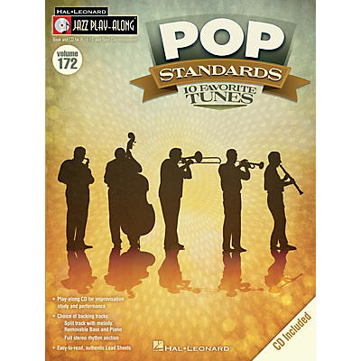Hal Leonard Pop Standards (Jazz Play-Along Volume 172) Jazz Play Along Series Softcover with CD