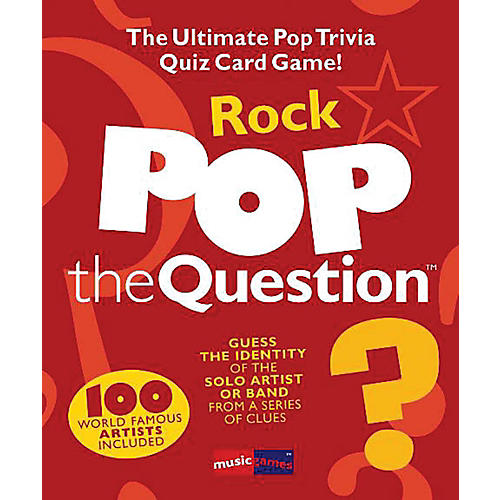 Music Sales Pop The Question Rock - The Ultimate Pop Trivia Quiz Card Game