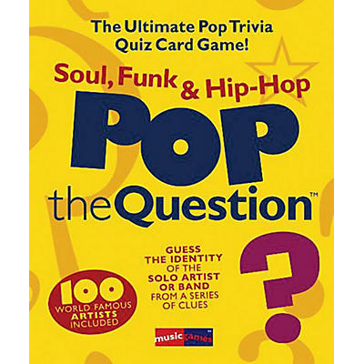 Music Sales Pop The Question Soul, Funk & Hip Hop - The Ultimate Pop Trivia Quiz Card Game