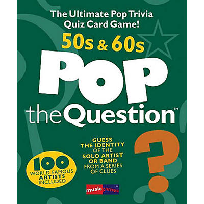 Music Sales Pop the Question 50s & 60s - The Ultimate Pop Trivia Quiz Card Game!