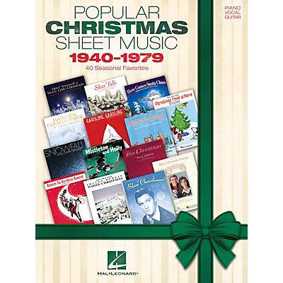 Hal Leonard Popular Christmas Sheet Music: 1940-1979 Piano/Vocal/Guitar Songbook