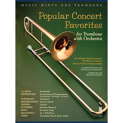Music Minus One Popular Concert Favorites Music Minus One Series Softcover with CD Composed by Various