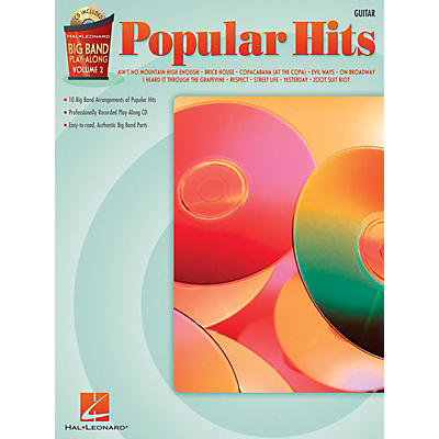 Hal Leonard Popular Hits - Guitar (Big Band Play-Along Volume 2) Big Band Play-Along Series Softcover with CD