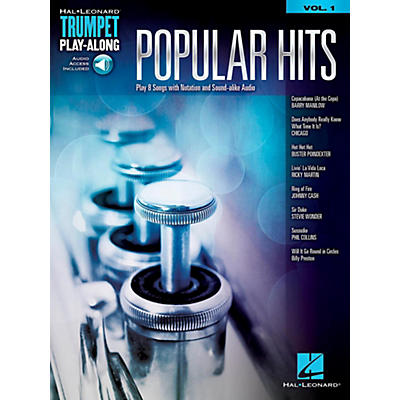 Hal Leonard Popular Hits - Trumpet Play-Along Vol. 1 (Book/Audio Online)