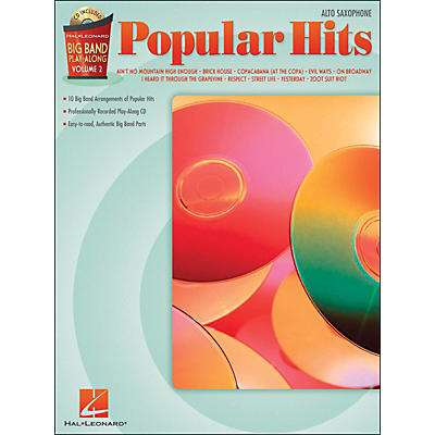Hal Leonard Popular Hits Big Band Play-Along Volume 2 Alto Sax Book/CD