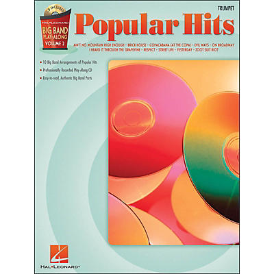 Hal Leonard Popular Hits Big Band Play-Along Volume 2 Trumpet
